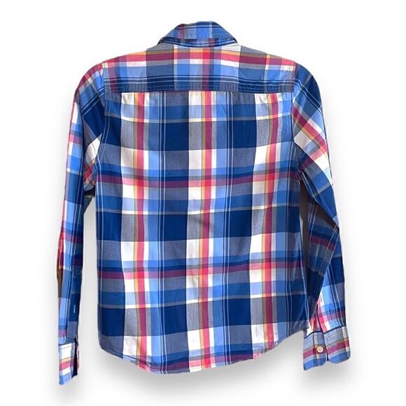Plaid Button Down Boy’s Size Medium Abercrombie - Picture 2 of 5